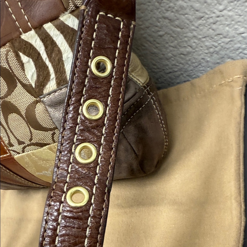 Coach Bleeker Patchwork Leather Crossbody Bag - Picture 6 of 12